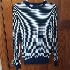 ❄😎J. CREW Blue/White Striped Sweater😎❄